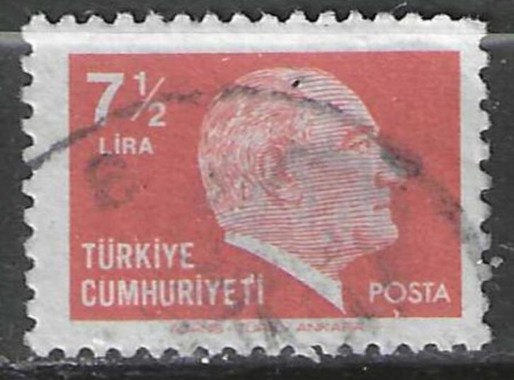 Turkije 1980 - Yvert 2288 - Ataturk - 7 1/2 l. (ST), Postzegels en Munten, Postzegels | Europa | Overig, Verzenden