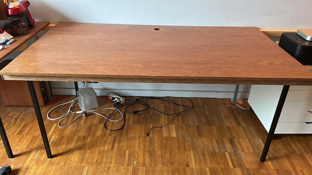 Multiplex beuk tafels, Huis en Inrichting, Ophalen, Zo goed als nieuw