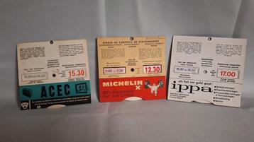 3 vieux disques de stationnement Michelin Acec Ippa