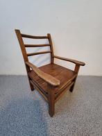 Chaise enfant vintage en bois réalisée par un menuisier, Enfants & Bébés, Enlèvement ou Envoi