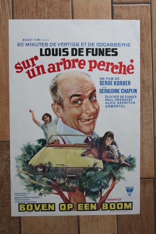 filmaffiche Louis De Funes sur un arbre perché filmposter, Collections, Posters & Affiches, Comme neuf, Cinéma et TV, A1 jusqu'à A3