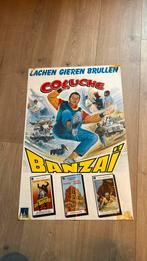 Filmaffiche Banzai Coluche 1983 Coluche, Ophalen of Verzenden, Gebruikt