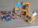 Mooi lot Peppa Big met Speelhuis, Camper, Schooltje ........, Ophalen, Zo goed als nieuw