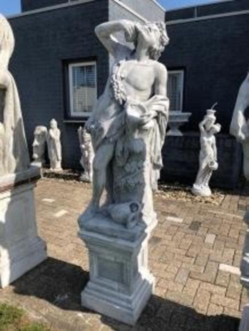 groot tuinbeeld Bacchus , tuinbeeld, Tuin en Terras, Tuinbeelden, Nieuw, Steen, Ophalen of Verzenden