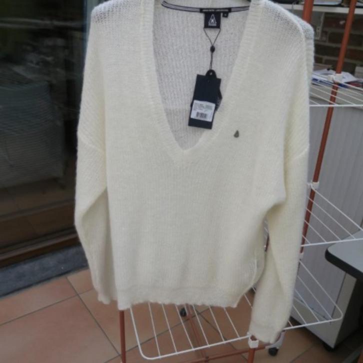 Oversized pulleke crème v-hals heel zacht Gaastra mt 40-42, Kleding | Dames, Truien en Vesten, Nieuw, Maat 38/40 (M), Overige kleuren