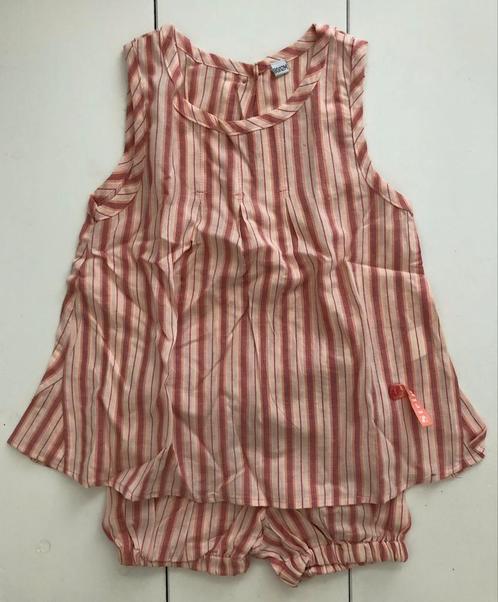 babysetje shortje + topje 12 maanden 80, Kinderen en Baby's, Babykleding | Maat 80, Gebruikt, Meisje, Setje, Ophalen of Verzenden