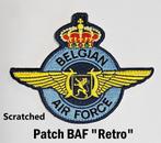 Retro badge - belgian air force, Ophalen of Verzenden, Nieuw, Patch, Badge of Embleem