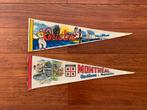 Lot x2 Vintage wimpels MONTREAL/QUEBEC (gemaakt in Canada), Ophalen of Verzenden
