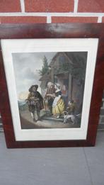 Kleurlitho "Le Marchand" 1843, Ophalen, Zo goed als nieuw