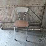 Formica tafel en 4 bijhorende stoelen., Ophalen, Gebruikt