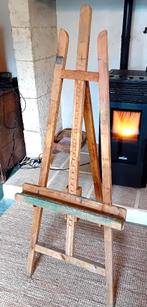 Stevige antieke en verstelbare schildersezel, Ophalen, Zo goed als nieuw, Ezel