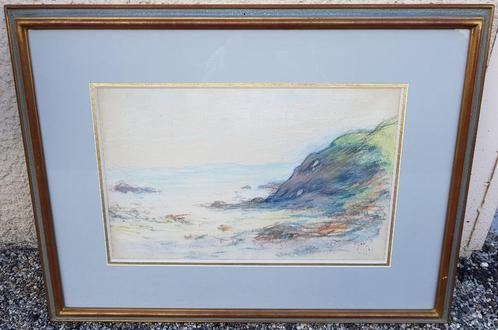 SCHUFFENECKER - Grote pastelkrijt - Pont Aven-school, Antiek en Kunst, Kunst | Schilderijen | Klassiek, Verzenden