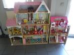 Poppenkast + klein poppenkast, Kinderen en Baby's, Speelgoed | Poppenhuizen, Ophalen, Zo goed als nieuw, Poppenhuis