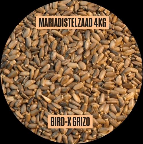 Mariadistelzaad 4kg Bird-X Grizo, Dieren en Toebehoren, Vogels | Overige Vogels