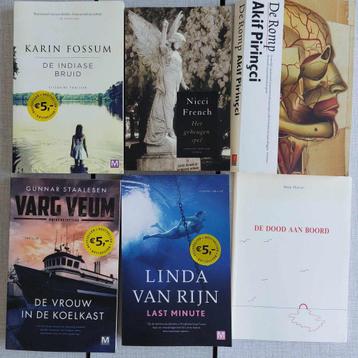 Thrillers à 1.00€ per thriller.  Heel goede staat beschikbaar voor biedingen