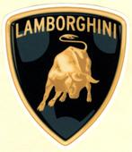 Lamborghini sticker, Verzenden, Nieuw, Auto of Motor
