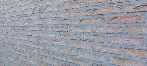 gevelsteen geel-beige, Doe-het-zelf en Bouw, Metselstenen, Gebruikt, Overige typen, Ophalen