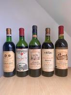 Bordeaux 5 flessen oude st Emilion, Pomerol, Medoc (NL), Verzamelen, Ophalen of Verzenden, Zo goed als nieuw