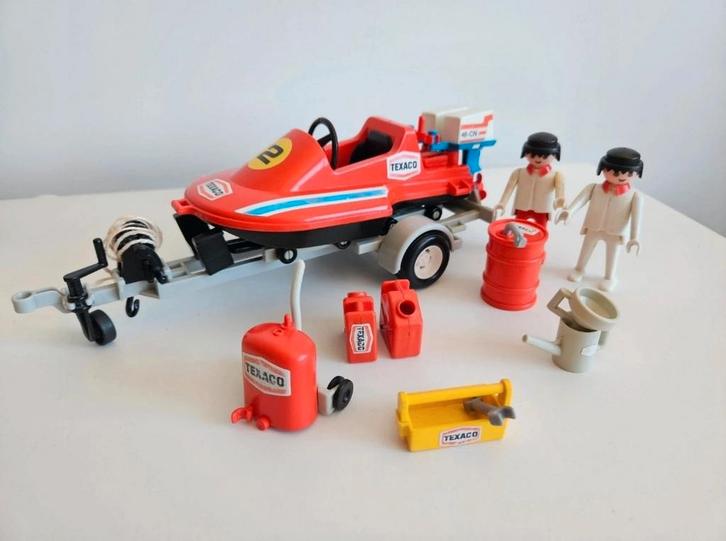 Playmobil uit 1974 model 3538 Old Texaco Raceboat, Kinderen en Baby's, Speelgoed | Playmobil, Ophalen of Verzenden