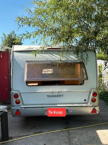 caravan met papieren stacaravan camping woonwagen bouw tuin  beschikbaar voor biedingen