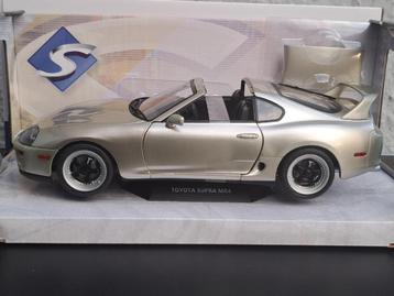 Toyota Supra MK4 A80 Targa Roof Grey 1998 1:18ème beschikbaar voor biedingen