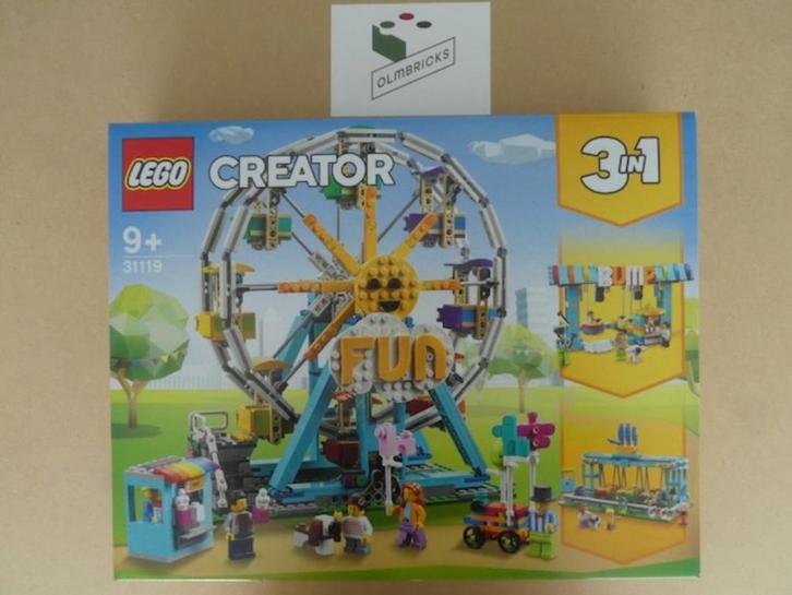 LEGO Creator 3in1 31119 Reuzenrad, Kinderen en Baby's, Speelgoed | Duplo en Lego, Nieuw, Lego, Complete set, Ophalen of Verzenden