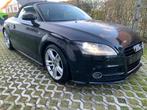 Audi TT Roadster/Cabrio S-Tronic/aut +S-Line + LEDER + GPS +, Auto's, Audi, Zwart, 4 cilinders, Cabriolet, Zwart