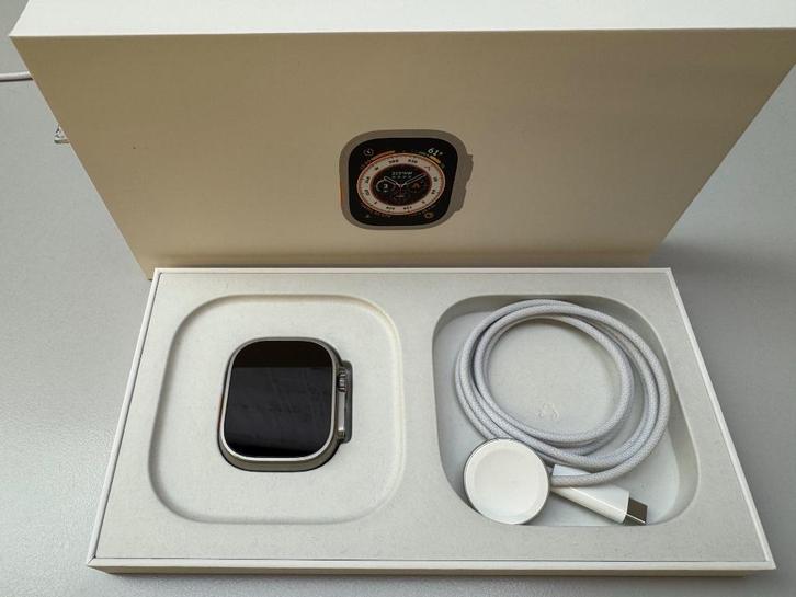 Apple Watch Ultra 1, Handtassen en Accessoires, Smartwatches, Gebruikt, iOS, Ophalen of Verzenden