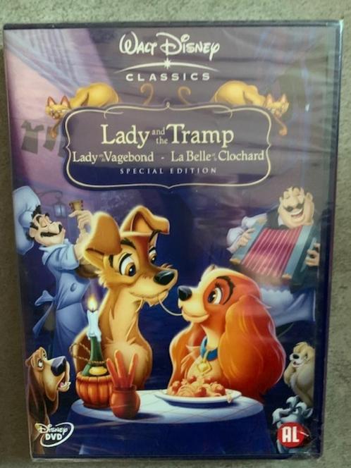 Walt Disney Classics DVD Lady en de Vagebond nieuwstaat, CD & DVD, DVD | Films d'animation & Dessins animés, Comme neuf, Européen