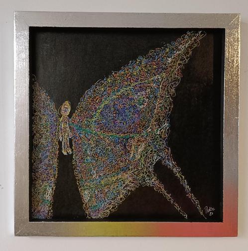 Magie en lichtheid, Antiek en Kunst, Kunst | Schilderijen | Abstract, Ophalen of Verzenden