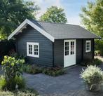 Tuinhuis-Blokhut Caroline SGC/  390 X 575 cm, Hobby en Vrije tijd, Nieuw, Goedkooptuinhuis, tuinhuis Caroline, mancave, tinny house, hout