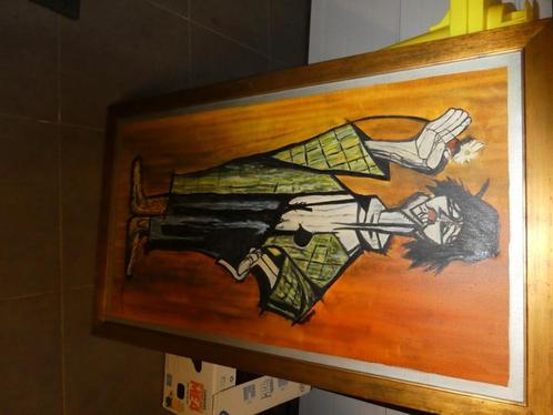 schilderij clown schroijg.prijsdaling., Antiek en Kunst, Kunst | Schilderijen | Modern, Ophalen