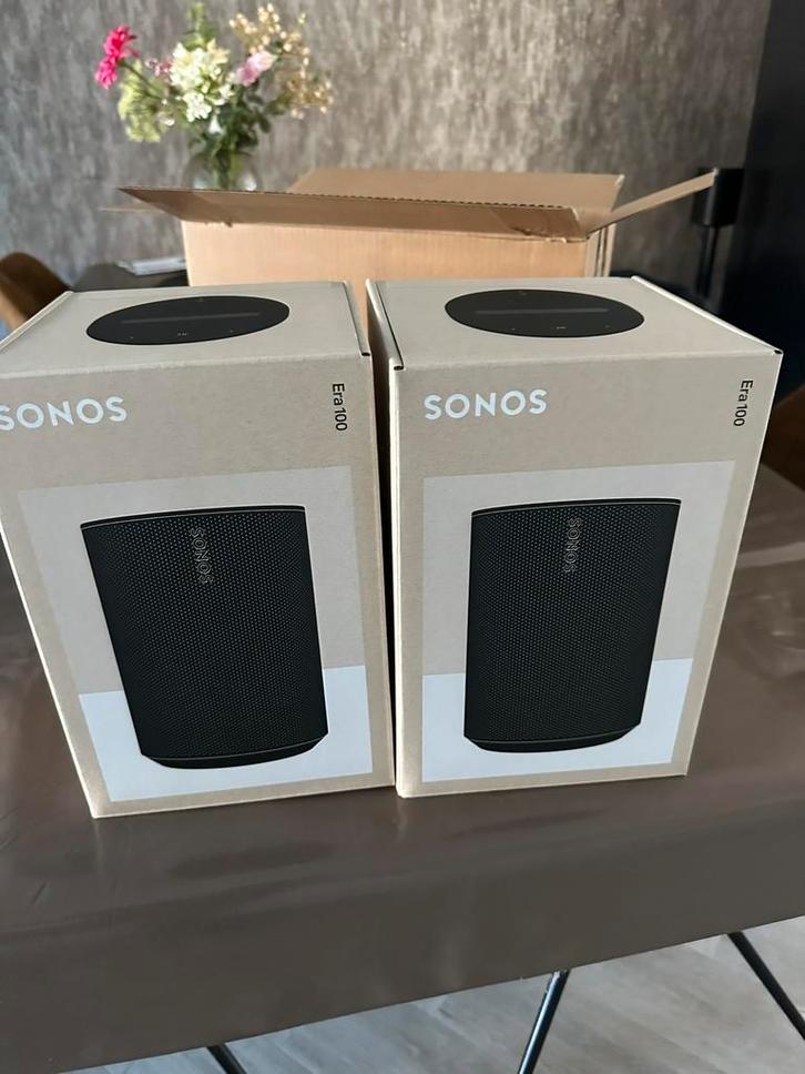 Sonos Era Zwart en Wit *Nieuw*, Audio, Tv en Foto, Luidsprekerboxen, Nieuw, Front, Rear of Stereo speakers, 120 watt of meer, Sonos