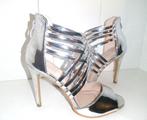 Sandalen/hoge hakken - Zilver - Maat 38, Pumps, Overige kleuren, Verzenden, Nieuw