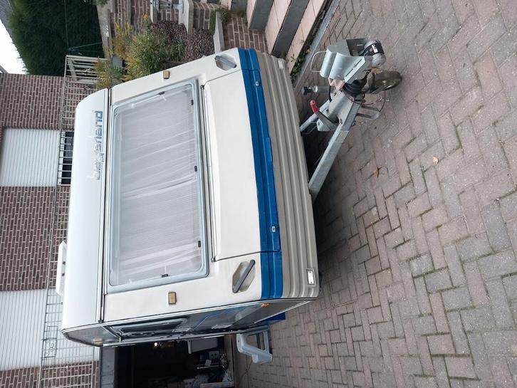 caravan te huur +750kg 40€/dag, Caravans en Kamperen, Caravans, Particulier, tot en met 4, 750 - 1000 kg, Standaardzit, Beyerland