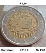 2 Euromunten Duitsland J, 2 euros, Enlèvement ou Envoi, Monnaie en vrac, Allemagne