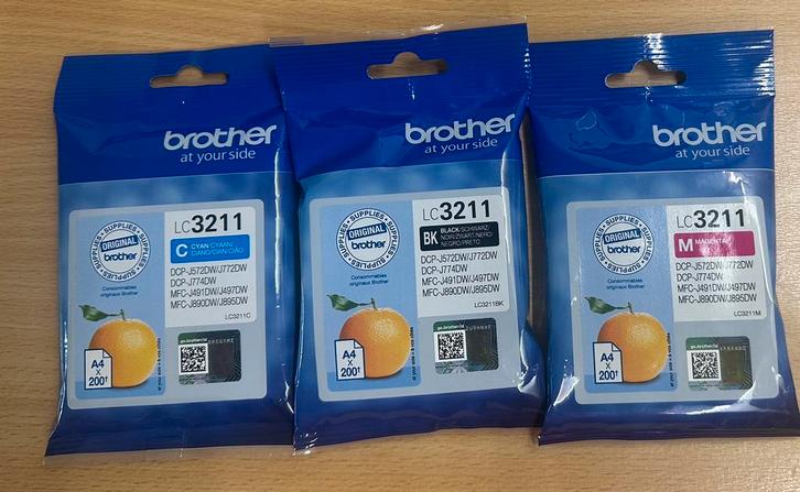 Brother LC3211 inktpatronen, Computers en Software, Printerbenodigdheden, Nieuw, Cartridge, Ophalen of Verzenden