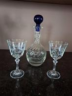 Glazen karaf met glazen., Antiek en Kunst, Ophalen