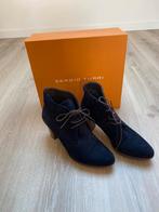 Donkerblauwe suède veterschoenen met hak maat 38, Kleding | Dames, Blauw, Ophalen of Verzenden, Zo goed als nieuw, Sergio Turri