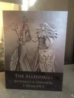 LAATSTE 2019 Allegories - Britannia & Germania - 5 oz silver, Ophalen of Verzenden, Zilver