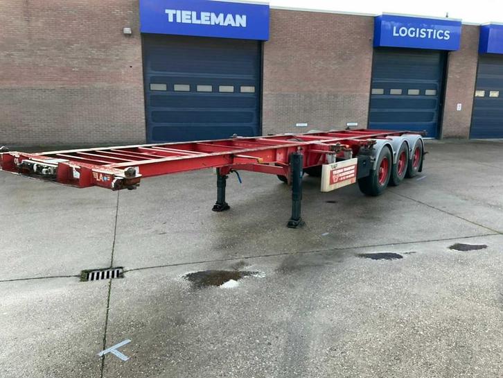 2006 LAG O-3-39 CD Containerchassis oplegger, Auto's, Vrachtwagens, Bedrijf, Aanhangers en Opleggers, Overige brandstoffen