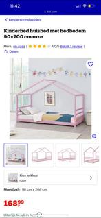 Mooi roze bed, Ophalen
