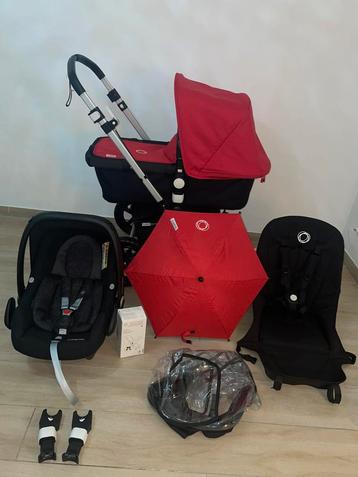 Bugaboo Cameileon 3 Red /Black 3-in-1 Complete Set beschikbaar voor biedingen