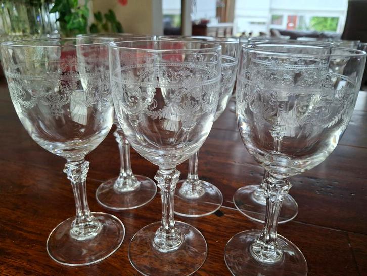 Prachtige klassieke kristallen glazen.
Crystal D'arques., Antiek en Kunst, Antiek | Glaswerk en Kristal, Ophalen of Verzenden