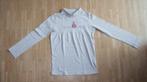 Premaman beige longsleeve met bloemversiersel maat 8 jaar, Gebruikt, Meisje, Ophalen of Verzenden, Shirt of Longsleeve