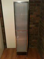 Chrome badkamerkast met 2 plexi deurtjes, Ophalen