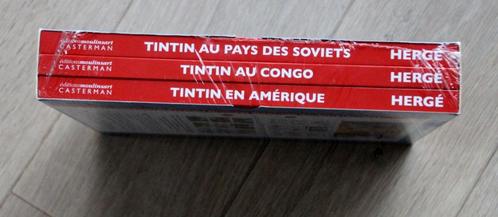 Box Coffret 3 Albums Tintin colorisés Kuifje ingekleurd NEW!, Collections, Personnages de BD, Neuf, Tintin, Envoi