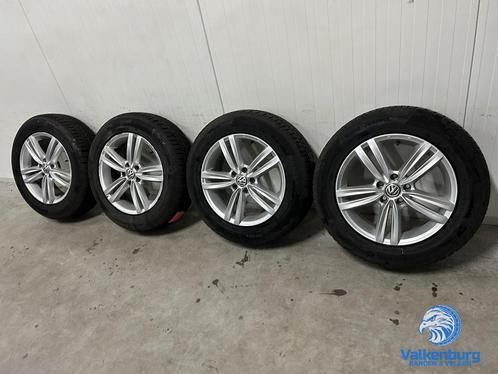 6-7mm! VW Tiguan 17 inch velgen 5x112 winterbanden 215/65R17, Auto-onderdelen, Banden en Velgen, Banden en Velgen, Winterbanden