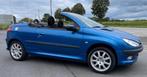 Peugeot 206 cabrio 1.6i benzine, Auto's, Voorwielaandrijving, 4 zetels, Stof, Zwart