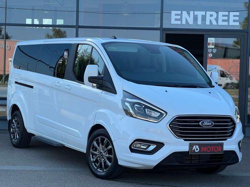 Ford Transit Custom 2.0TDCi AUTO 8PL LONG CHASSIS 170CV LED, Auto's, Ford, Bedrijf, Te koop, Transit, ABS, Achteruitrijcamera